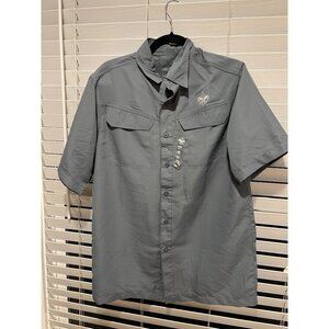 Boy Scouta of America Adventure Short Sleeve Button Up Shirt -‎ Size S